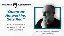 InstituteQ Colloquium: Rodney Van Meter