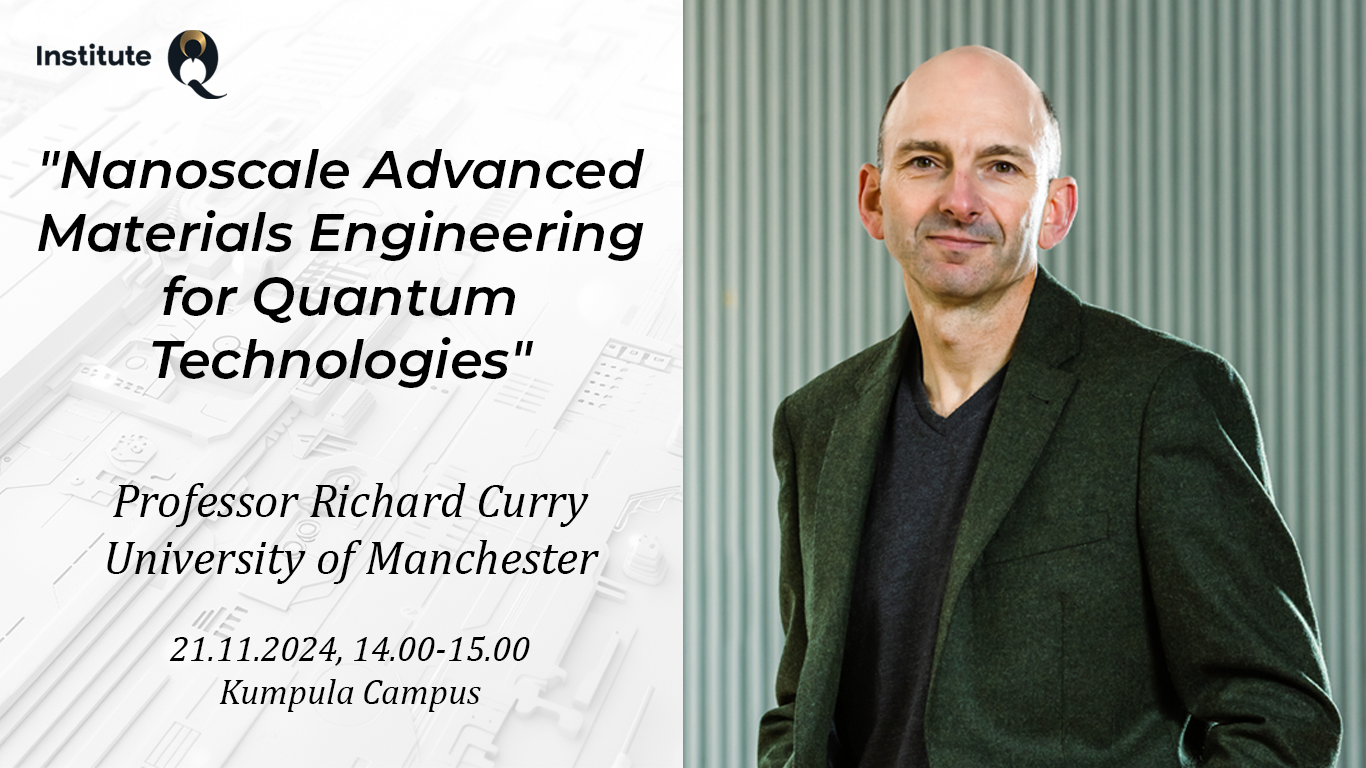 InstituteQ Colloquium: Richard Curry of the University of Manchester